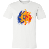 CoolPinoy Blue Red distressed Unisex Jersey T-Shirt